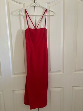 NWT Target Red Strappy Midi Dress